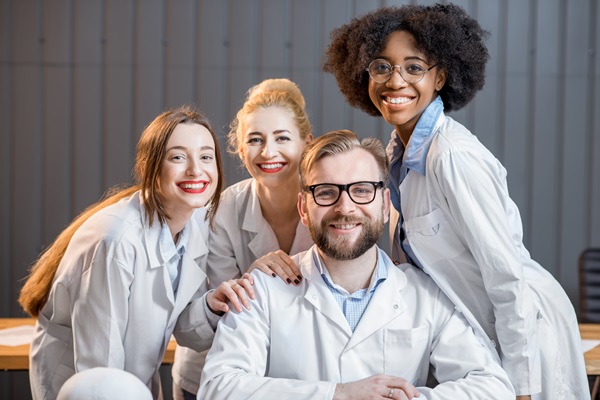 Portrait of a group of medics