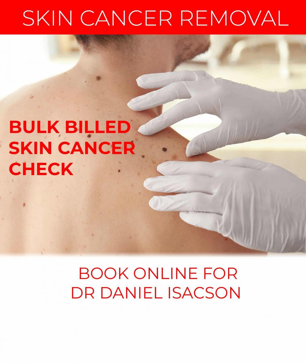 Bulk billed skin cancer removal at skin cancer clinic iin merrylands